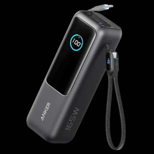 Anker Zolo 25000mAh 165w Power Bank with 2 cable (Black)