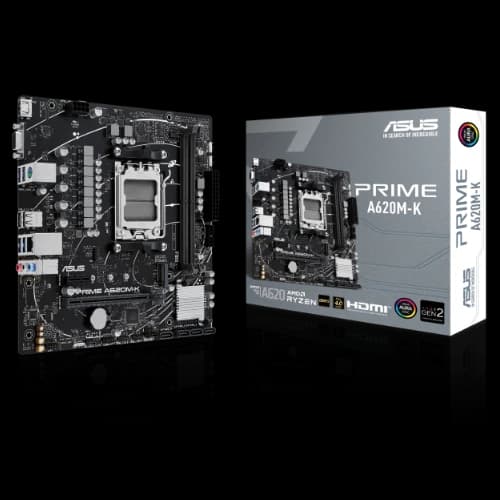 ASUS PRIME A620M-K AM5 mATX Motherboard