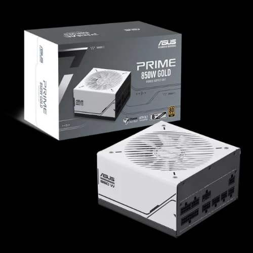 ASUS Prime AP-850G 850W 80 PLUS Gold ATX 3.1 Power Supply (White)