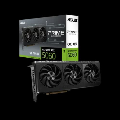ASUS PRIME GeForce RTX 5060 8GB GDDR7 OC Edition Graphics Card