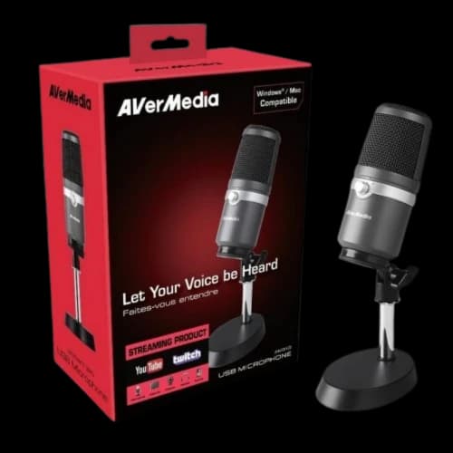 AVerMedia AM310 USB Microphone Black