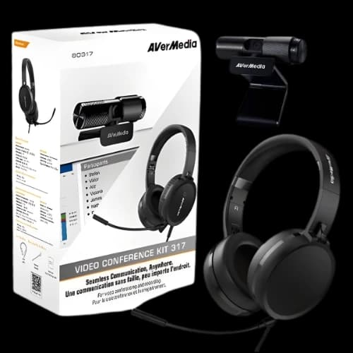 AVerMedia BO317 Camera & Headphone Video Conference Kit