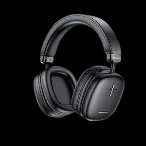 Awei AT6 Stereo Wireless Bluetooth Black Headphone