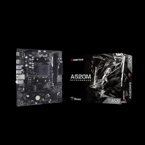 BIOSTAR A520MS DDR4 AM4 Micro-ATX Motherboard