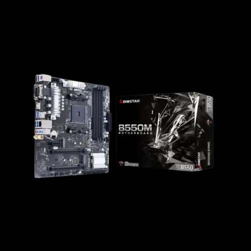 BIOSTAR B550MX/E PRO DDR4 AM4 Micro ATX Motherboard