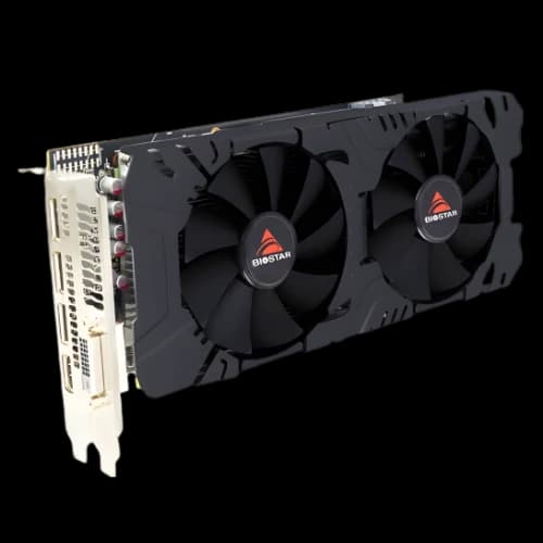 BIOSTAR Radeon RX580 8GB GDDR5 Dual Cooling Gaming Graphics Card