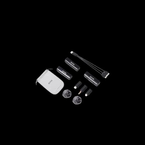 BOYA BOYALINK A2 All-In-One Design Wireless Microphone System Without Charging Case