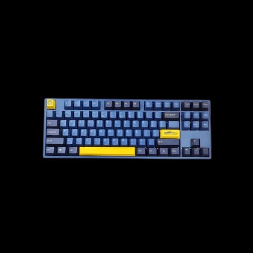 Capturer KT87 RGB Wired Mechanical Keyboard (blue yellow keycaps, white switch)