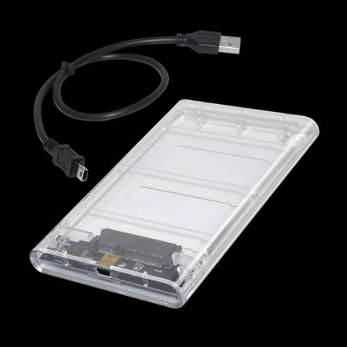 CARE CASE USB 2.0 2.5 Inch SATA to USB External Hard Drive HDD Enclosure