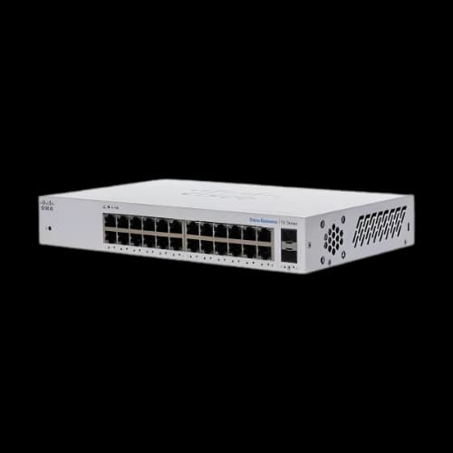 Cisco CBS110-24T-EU 24 Port Gigabit Ethernet Unmanaged Switch With 2 Gigabit SFP