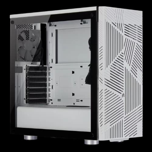 Corsair 275R Airflow Tempered Glass Mid-Tower Gaming Casing (White)