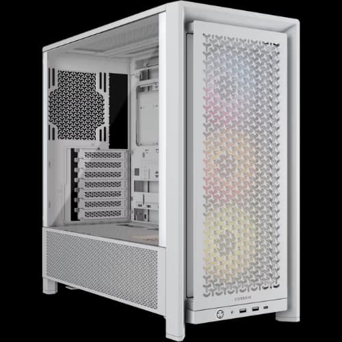 Corsair FRAME 4000D RS ARGB Modular Mid-Tower ATX Casing (White)
