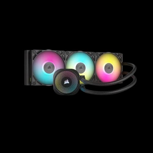 CORSAIR iCUE LINK TITAN 360 RX RGB ALL IN ONE Liquid CPU Cooler (Black)