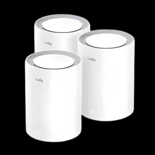 CUDY M3600 BE3600 Dual Band Wi-Fi 7 Mesh System Route (3-Pack)