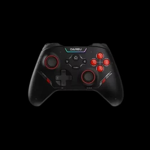 DAREU H100 Tri Mode Hall Effect Gaming Controller 1000Hz (Black Transparent)