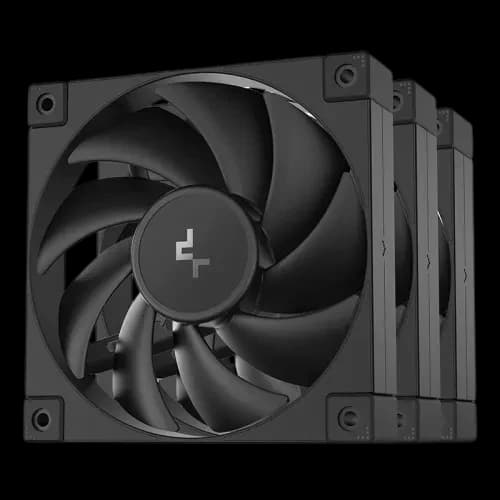 DeepCool FD12 Non RGB 3 in 1 120mm Case Fan Black