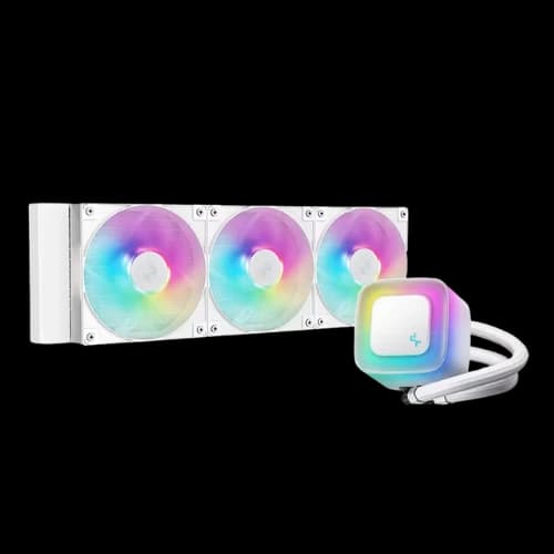 Deepcool LE360 V2 White 360mm ARGB AIO Liquid Cooler (White)