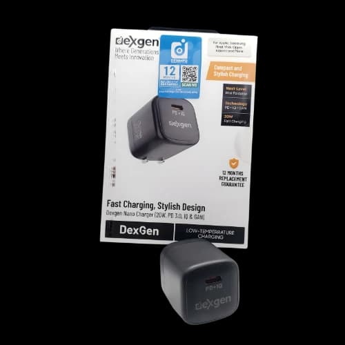 Dexgen Nano 20W PD 3.1 IQ GaN Adapter (Black)
