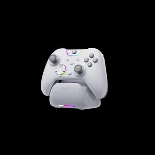 EasySMX X05 PRO Tri-Mode Wireless Gaming Controller with Charging Dock (White)