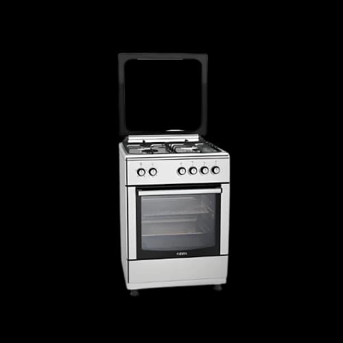 Fiesta FO66G4 S Standing Gas Oven 4 Burners Silver