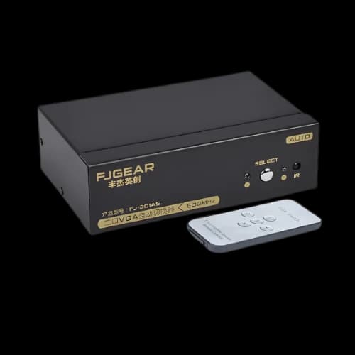 FJGEAR FJ-201AS 2 Port VGA Switch