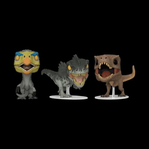 Funko Pop! Therizinosaurus, Giganotosaurus & T.Rex 3-Pack Action Figure(3)