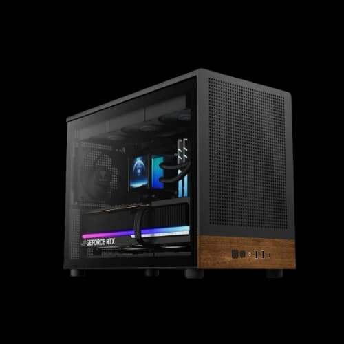 Gamdias ATHENA M4M WOOD mATX Mini Tower Gaming Casing