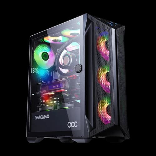 GameMax Brufen C1 3608 Mid Tower Gaming Case (Black)