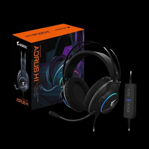 Gigabyte AORUS H1 Wired Black Gaming Headset