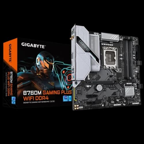GIGABYTE B760M GAMING PLUS WIFI DDR4 Intel LGA 1700 Micro ATX Motherboard