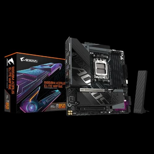 GIGABYTE B850M AORUS ELITE WIFI6E AMD AM5 DDR5 mATX Motherboard