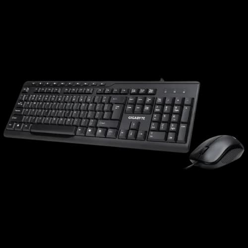 Gigabyte KM6300 USB Multimedia Keyboard Mouse Combo (Black)