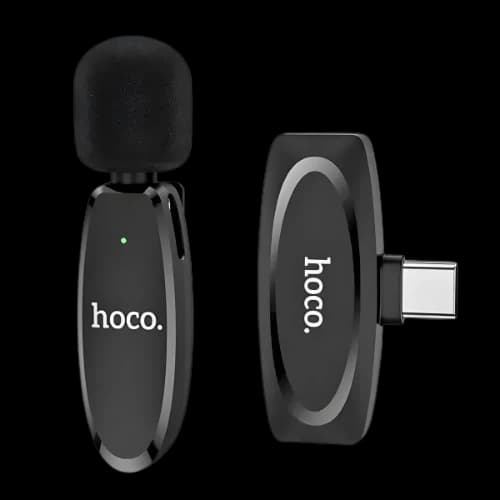 Hoco L15 Type-C Crystal Lavalier Wireless Digital Microphone