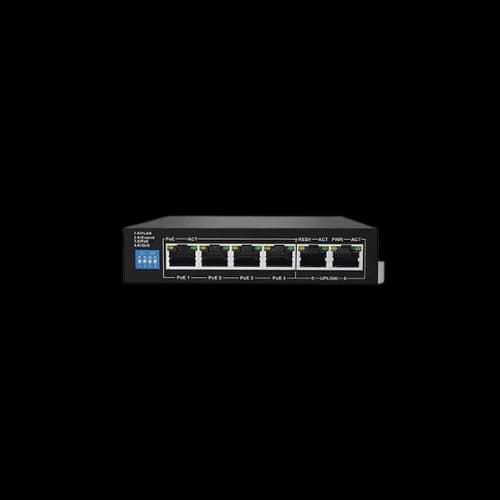 HORED AI106 6-PORT 100MBPS AI POE SWITCH