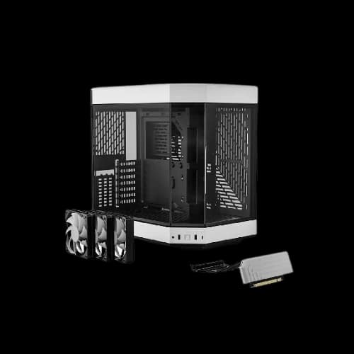Hyte Y60 Modern Aesthetic Mid-Tower ATX Gaming Casing (White)