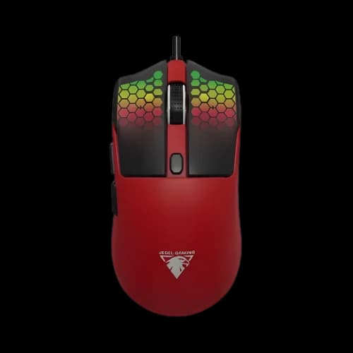 JEDEL GM693 7D RGB Wired Optical Gaming Mouse (Red)
