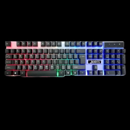 JEDEL K500 Lighting wired keyboard (White Glow)