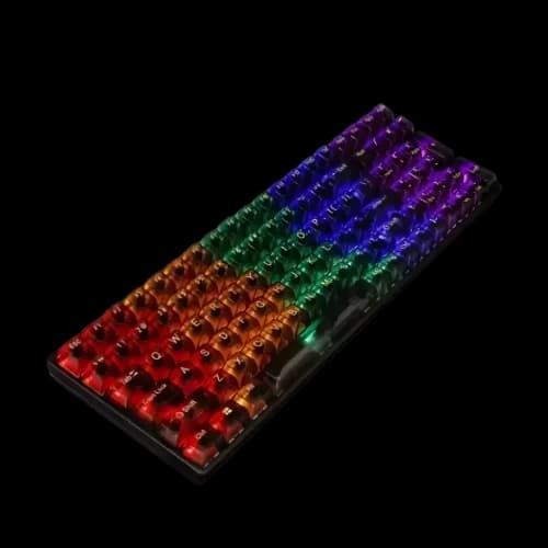 Jedel KL122 Transparent RGB Mechanical Keyboard