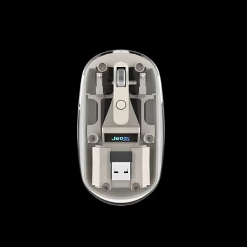 JEDEL WD131P Wireless Gaming Mouse (Beige)