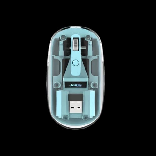 JEDEL WD131P Wireless Gaming Mouse (Blue)