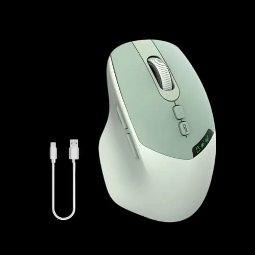 JEDEL WD155 Dual Mode Wireless Mouse (Beige)
