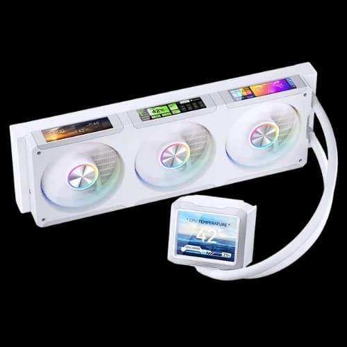 JONSBO TF3-360SCW-A LCD ARGB 360mm CPU Cooler (White)