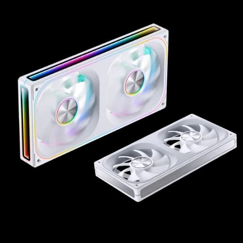 JONSBO ZA-240WR PWM ARGB 240mm Reverse Blade Casing Fan (White)