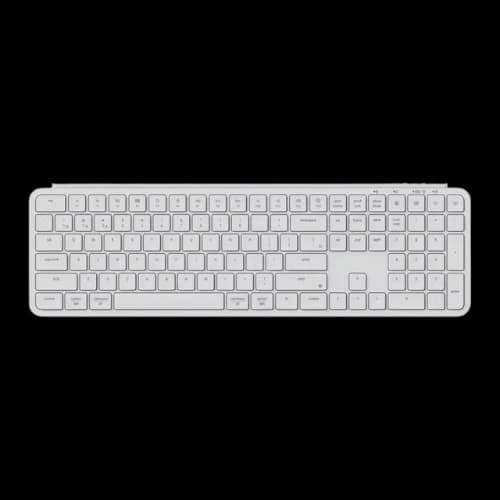 Keychron B6 Pro Ultra-Slim Wireless Keyboard (Ivory White)