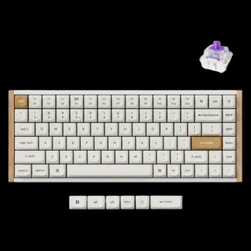 Keychron K2 HE Wireless Magnetic Switch Custom Keyboard (White)