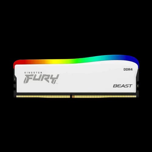 Kingston FURY Beast Special Edition 8GB RGB DDR4 3200MHz Desktop RAM (White)