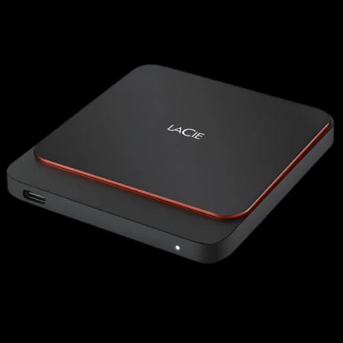 LaCie 2TB Portable USB 3.1 Gen 2 Type-C External SSD