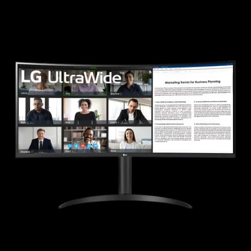 LG 34WR55QK-B 34" WQHD 100Hz UltraWide Curved Monitor