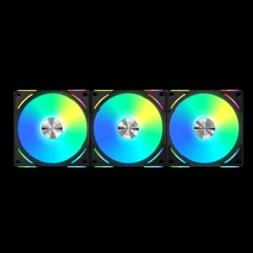 LIAN LI UNI FAN AL120 V2 120mm ARGB Triple Pack Case Fan (Black)