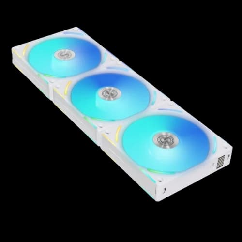 LIAN LI UNI FAN AL120 V2 120mm ARGB Triple Pack Case Fan (White)